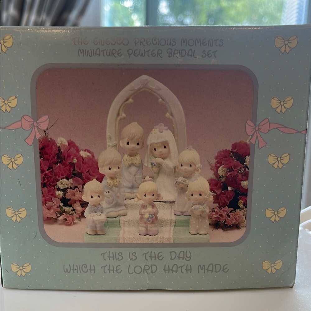 Precious Moments Miniature Pewter Bridal Set 🤵🏼‍♂️👰🏼💍💒